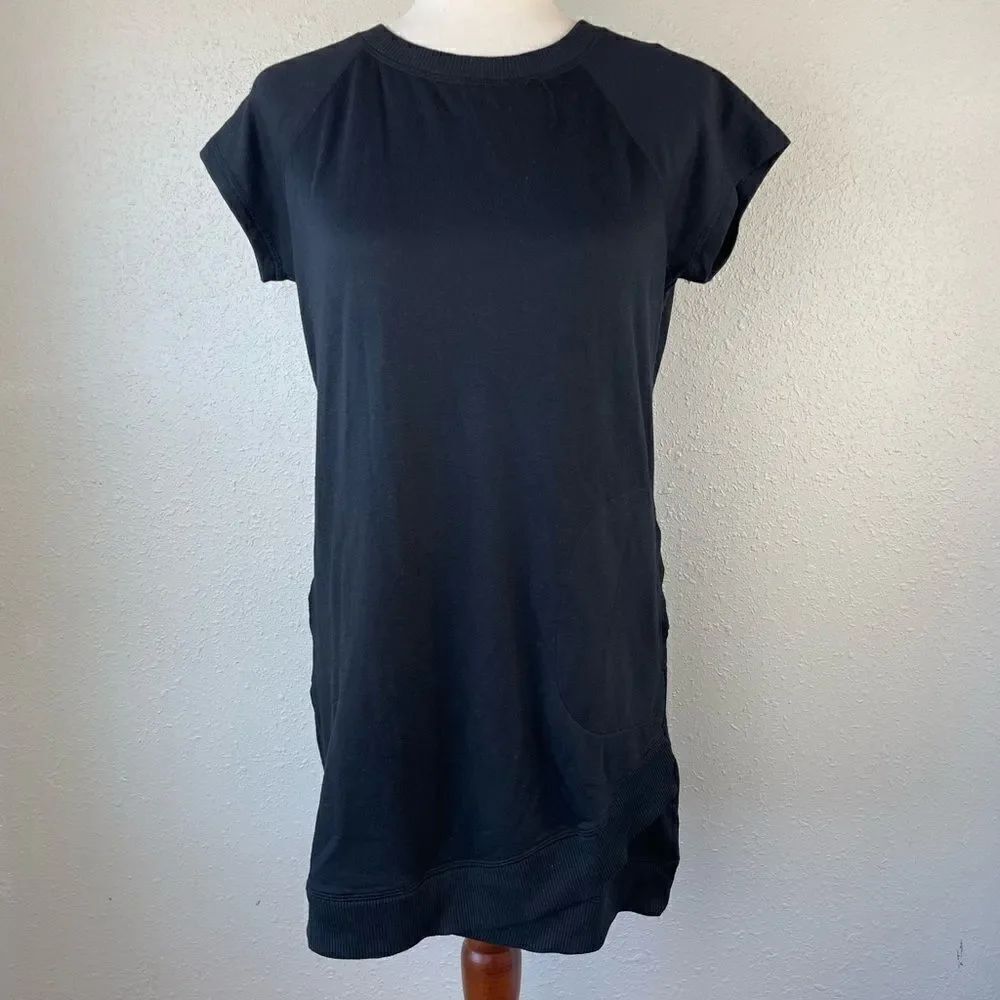 NWT Ideology Black Extra Long T-Shirt Size XS